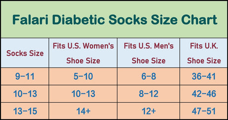 Falari Diabetic Crew Socks Physicians Approved Socks for Men Women Legs Blood Circulatory Problems Diabetes Edema Neuropathy 10-13 Black 12-Pack