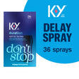 K-Y Duration Spray 0.16 Fl Oz, for Men, Adult Couples, Lidocaine Numbing Male Genital Desensitizer to Last Longer, Pleasure Enhancer, 36 Sprays, No Mess Easy Application