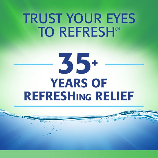 Refresh Tears Lubricant Eye Drops Preserved Tears, 30 Ml, 2 Bottles