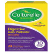 Culturelle Digestive Health Daily Probiotic Chewables, Probiotic for Men and Women, Most Clinically Studied Probiotic Strain, 10 Billion Cfus, Supports Occasional Diarrhea, Gas & Bloating