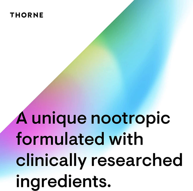 Thorne Memoractiv - Nootropic Brain Supplement for Focus, Creativity, and Concentration - Ashwagandha, Ginkgo, Lutemax, Bacopa, Pterostilbene - Gluten-Free, Dairy-Free - 60 Capsules - 30 Servings