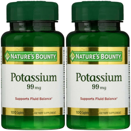 "Nature'S Bounty Potassium Essential Nutrient Fluid Balanced, 100Ct, 2-Pack"