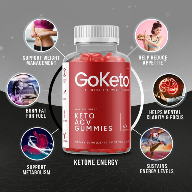 Go Ketos Gummies, Goketos Advanced Ketogenic Support 60 Gummies