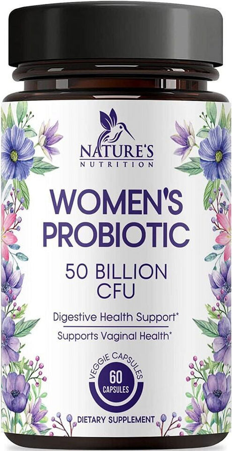 Probiotics for Women 50 Billion CFU with Feminine & Vaginal Strains 120 Capsule