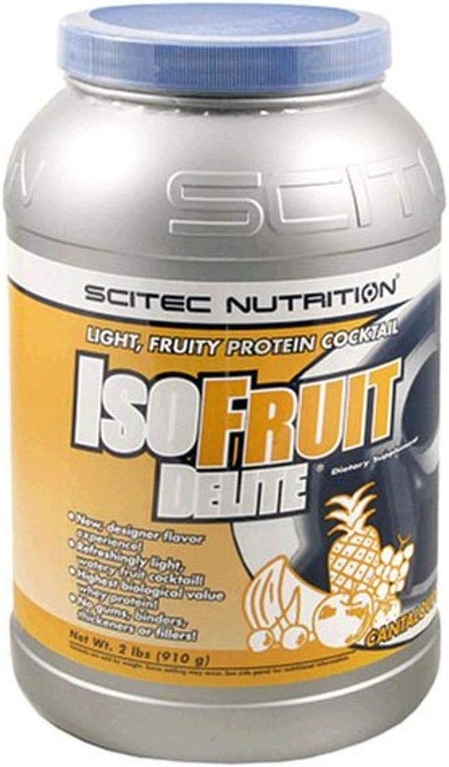 Scitec Nutrition Isofruit Delite Dietary Supplement, Light, Fruity Protein Cocktail, Cantaloupe, 32 Ounces