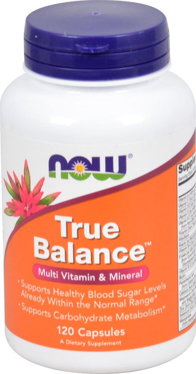 Now Foods True Balance High Potency Multiple -- 120 Capsules