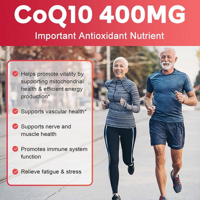 TAOTERS Coq10 Supplement - Supports Healthy Blood Pressure, Enhances Liver Function, and Supports Heart Health