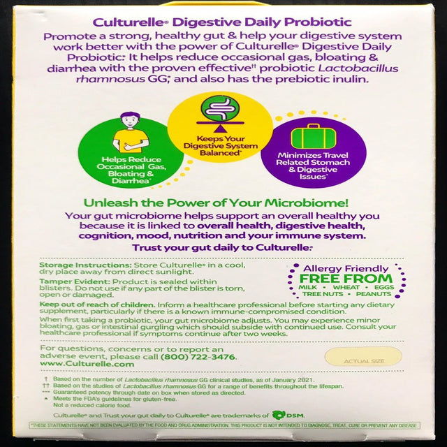 Culturelle Digestive Health Probiotic, 80 Vegetarian Capsules