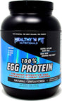 Healthy 'N Fit - 100% Egg Protein (Unflavored & Unsweetened) Natural, 2Lbs, Instant Dried Egg Whites: Great for Baking and Mixing.