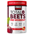 Force Factor Total Beets Pre-Workout Powder to Boost Energy & Endurance, Increase Strength, and Improve Blood Flow and Pumps, Nitric Oxide Supplement with Beet Root Powder, Fruit Punch, 30 Servings