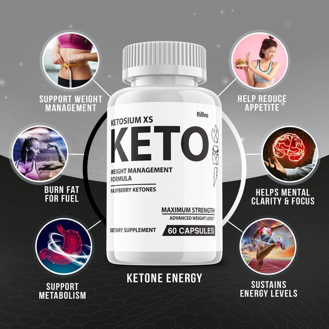 Ketosium XS Weight Management Formula 800Mg 60 Capsules