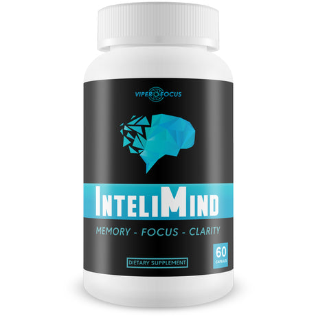 Intelimind - Memory - Focus - Clarity - Support Improved Brain Function - Help Improve Memory Storage - Aid Increased Energy and Mental Endurance - Proprietary Brain Formula Designed High Performance