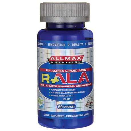 ALLMAX Nutrition, R+Alpha Lipoic Acid (Max Potency R+ALA), 150 Mg, 60 Capsules