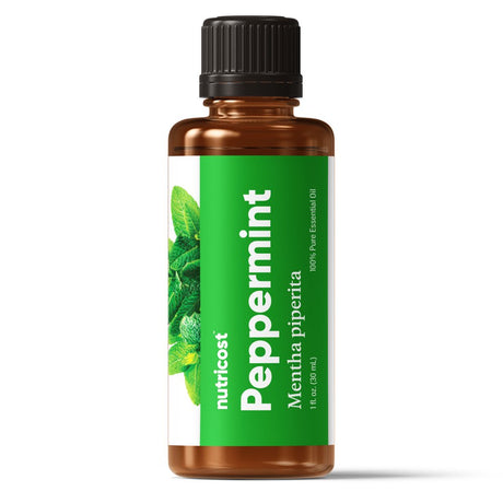 Nutricost Peppermint Essential Oil - 100% Pure Peppermint Oil - 1 Fl Oz (30 Ml)