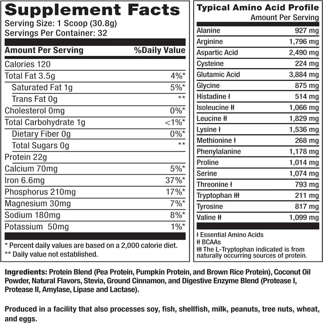 About Time Vegan Protein Supplement, Vanilla, 2 Pound