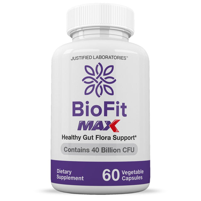 Biofit Max Probiotic 40 Billion CFU Supplement for Men and Women 60 Capsules