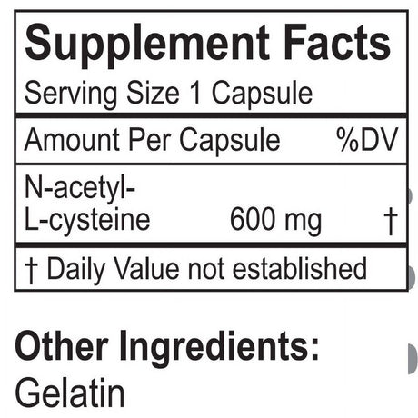 Lifelink'S NAC (N-Acetyl L-Cysteine) | 600 Mg X 120 Capsules | Antioxidant, Anti-Aging, Immunity | Gluten Free & Non-Gmo | Made in the USA