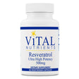 Vital Nutrients - Resveratrol - Ultra High Potency - Cardiovascular and Cell Health Support - 60 Vegetarian Capsules per Bottle - 500 Mg