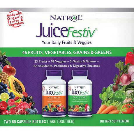 Natrol - Juicefestiv 60+60 Capsules