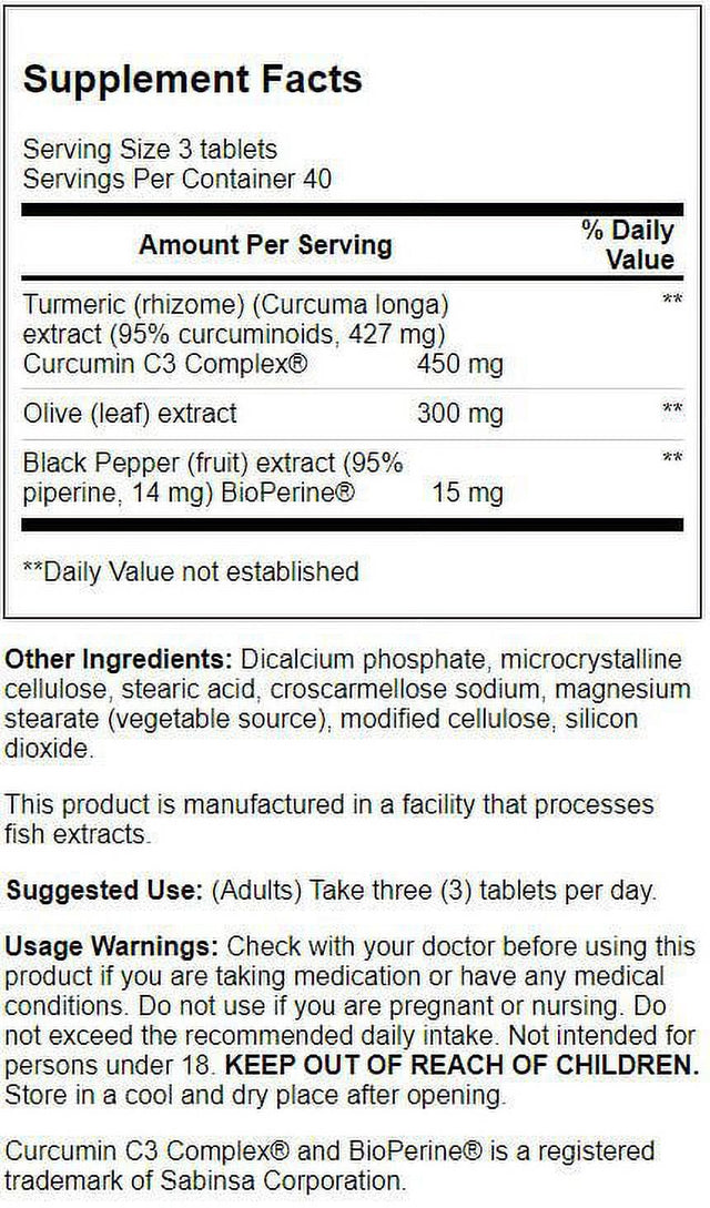 Youtheory Turmeric Advanced, 120 Tablets