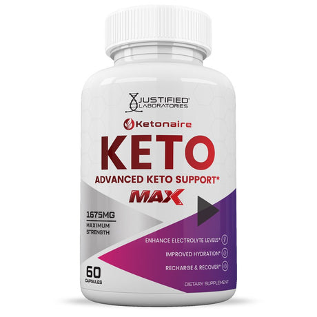 (10 Pack) Ketonaire Keto ACV MAX Pills 1675Mg Alternative to Gummies Dietary Supplement 600 Capsules