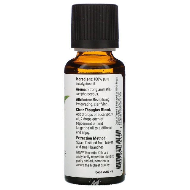 NOW Essential Oils Eucalyptus Oil 1 Oz