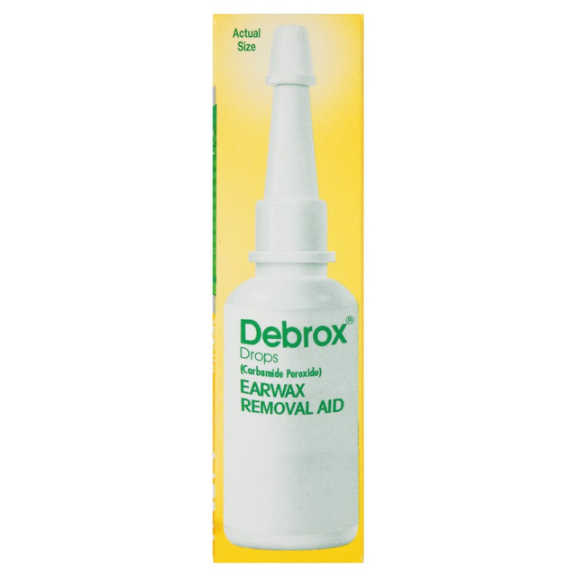 Debrox Ear Wax Removal Drops, Gentle Microfoam Ear Wax Remover, 0.5 Fl Oz