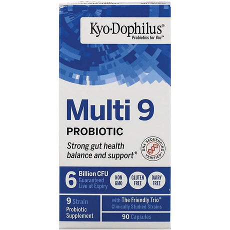 Kyolic Kyo-Dophilus Multi 9 Probiotic 6 Billion Cfu 90 Caps