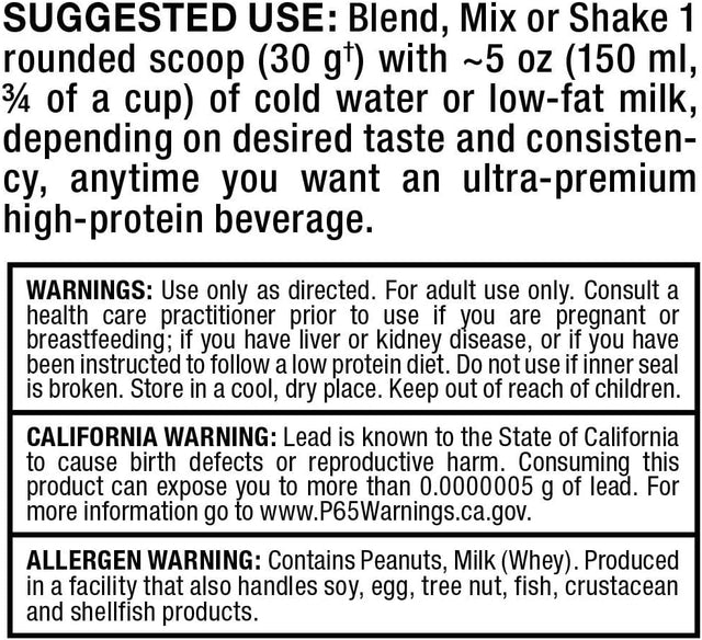 ALLMAX ISOFLEX Whey Protein Isolate, Chocolate Peanut Butter - 2 Lb - 27 Grams of Protein per Scoop - Zero Fat & Sugar - 99% Lactose Free - Gluten Free & Soy Free - Approx. 30 Servings