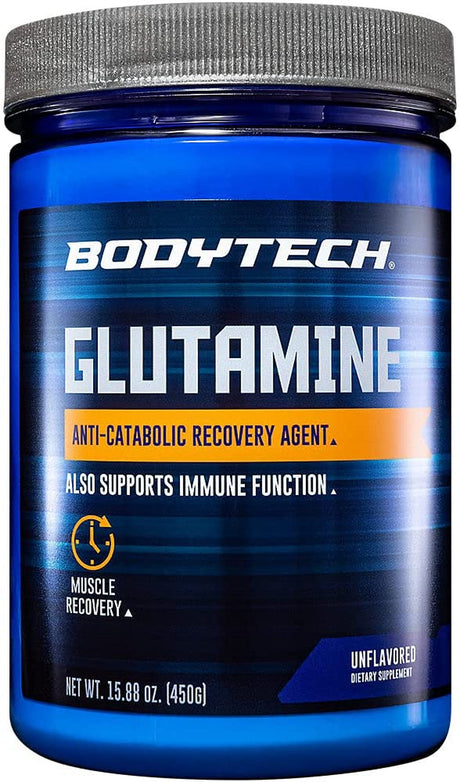 BODYTECH Glutamine Powder Unflavored (15.88 Oz./100 Servings)