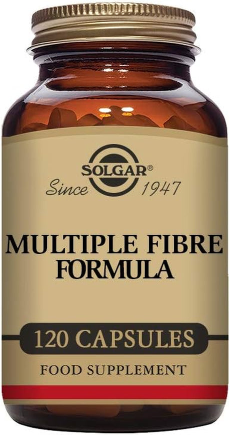 Solgar Multiple Fiber Vegetable Capsules, 120 Count