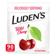 Luden'S Wild Cherry Throat Drops, Sore Throat Relief, 90 Count