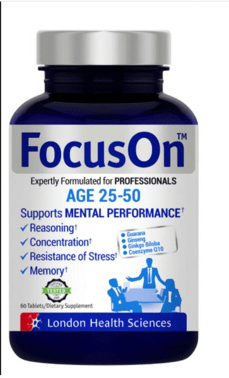 Focuson Brain Supplement Nootropics Booster Focus Memory Clarity