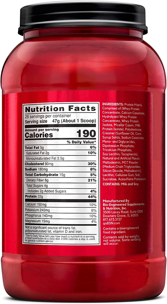 BSN SYNTHA-6 Whey Protein Powder, Vanilla Milk Isolate Protein Powder with Micellar Casein, Ice Cream, 28 Servings (Package May Vary)