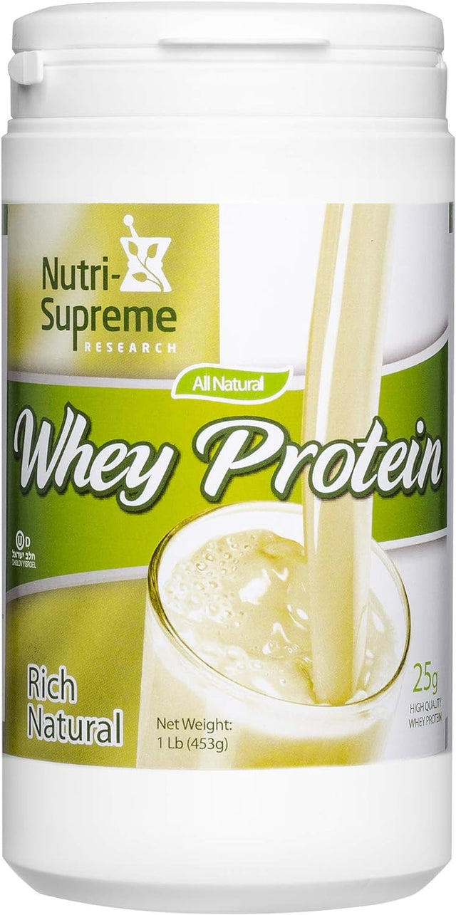 Nutri Supreme Research Whey Protein Natural Flavor 1 Lb