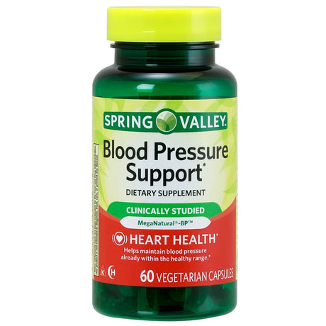 Spring Valley™ Blood Pressure Support* 60 Vegetarian Capsules