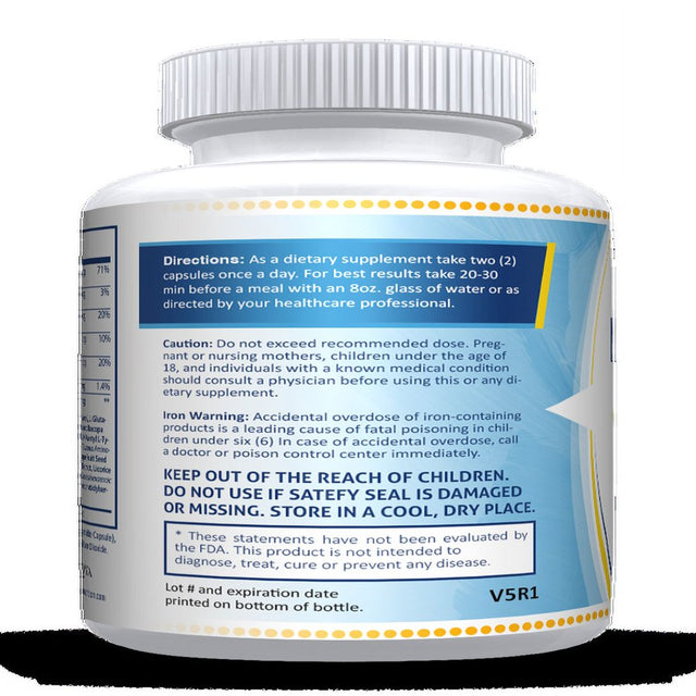 Brain Supplements & Nootropics - Memory Focus Mental Concentration Booster Pill 60 Capsule