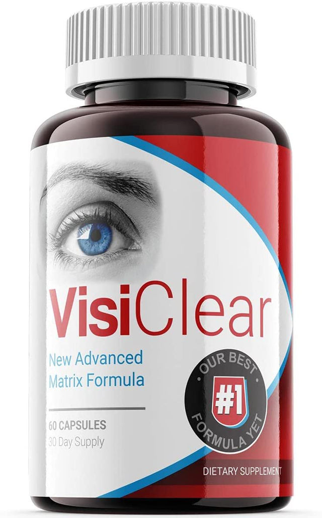 (1 Pack) Visiclear - New Advanced Revolutionary Eye Health Matrix Formula - Supports Healthy Vision - Supplement for Eyes Sight - 60 Capsules