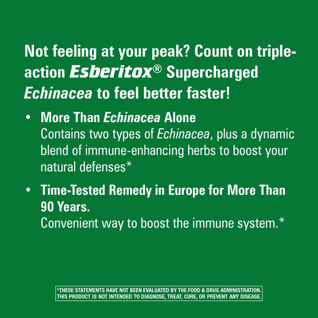 Nature’S Way Esberitox®, Supercharged Echinacea, Immune Support.* 100 Chewables