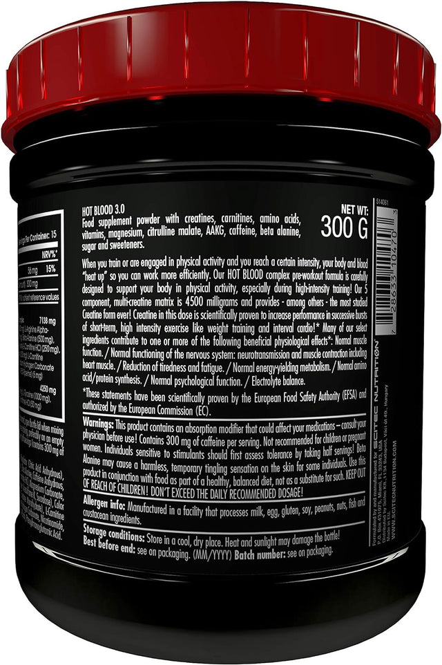 Scitec Nutrition Hot Blood 2.0 - Pink Lemonade 300G