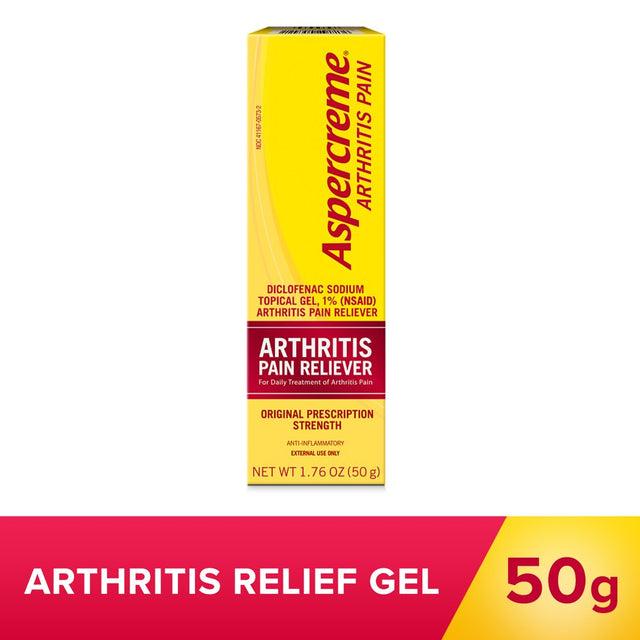 Aspercreme Maximum Strength Arthritis Pain Relief Anti-Inflammatory Gel with Diclofenac 50G