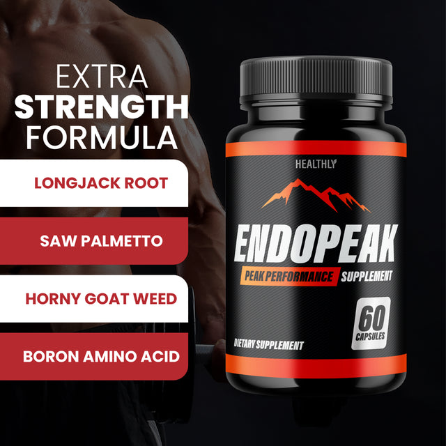 (5 Pack) Endopeak Supplement Male Support Powder Pills Pump Extra Strength Formula (300 Capsules)