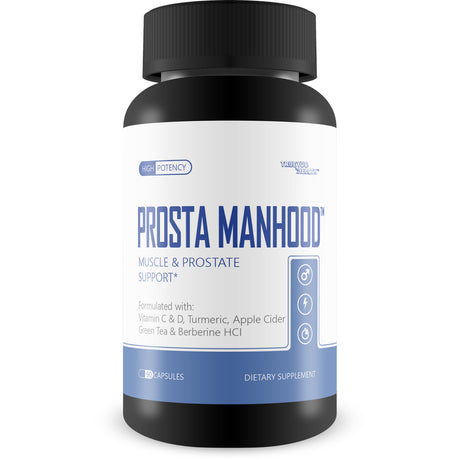 Prosta Manhood - All-In-One Prostate Support - Promote Prostate Health - Support Blood Flow, Kidney Health, & Normal Prostate Size - Muscle Support - Aid Muscle Growth & Muscle Recovery - for Men