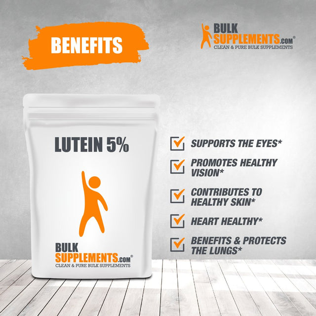 Bulksupplements.Com Lutein 5% (100G - 250 Servings)