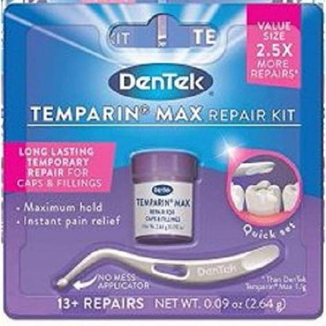 Dentek Temparin Max Advanced Dental Repair Kit, 13+ Repairs