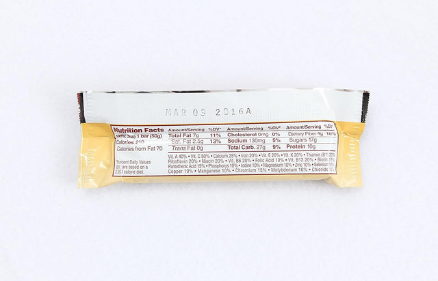 Strong Stride Protein, Probiotics, Antioxidant Nutrition Apple Yogurt Bar