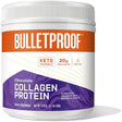 Chocolate Collagen Protein Powder with MCT Oil, 19G Protein, 14.3 Oz, Bulletproof Collagen Peptides and Amino Acids for Healthy Skin, Bones and Joints