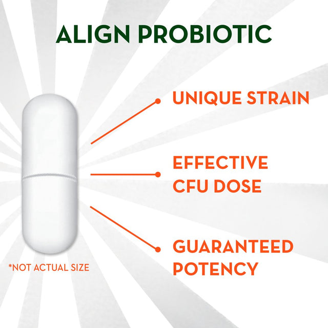 Align Ultimate Gut Support Probiotic Daily Digestive Health Supplement Capsules, 49 Ct (Packing May Vary) *EN