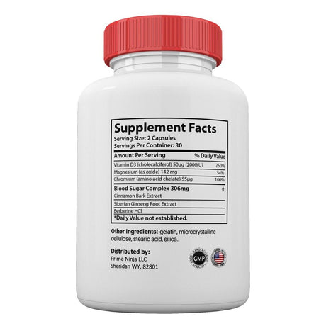 Glucofort Blood Sugar Support Capsules, Glucofort Pills Advanced Formula 60 Capsules