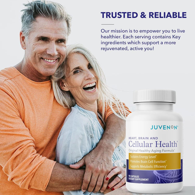 Juvenon Cellular Health Brain Supplement with Acetyl L-Carnitine and Biotin